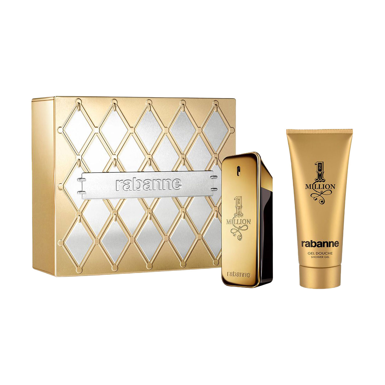 Парфумований набір чоловічий Rabanne 1 Million Giftset (туалетна вода, 100 мл + гель для душу, 100 мл)