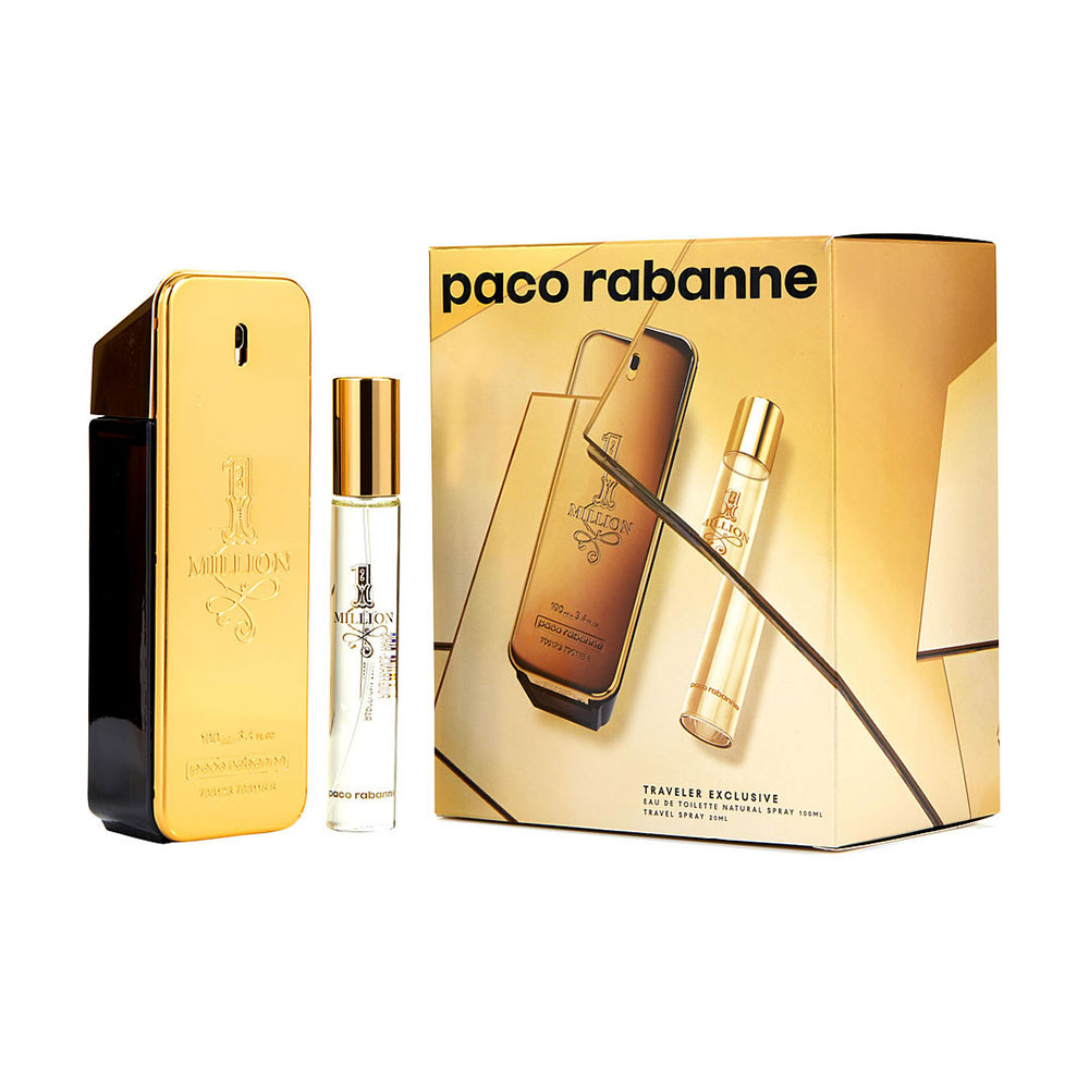 Парфумований набір чоловічий Rabanne 1 Million (туалетна вода, 100 мл + туалетна вода, 20 мл)