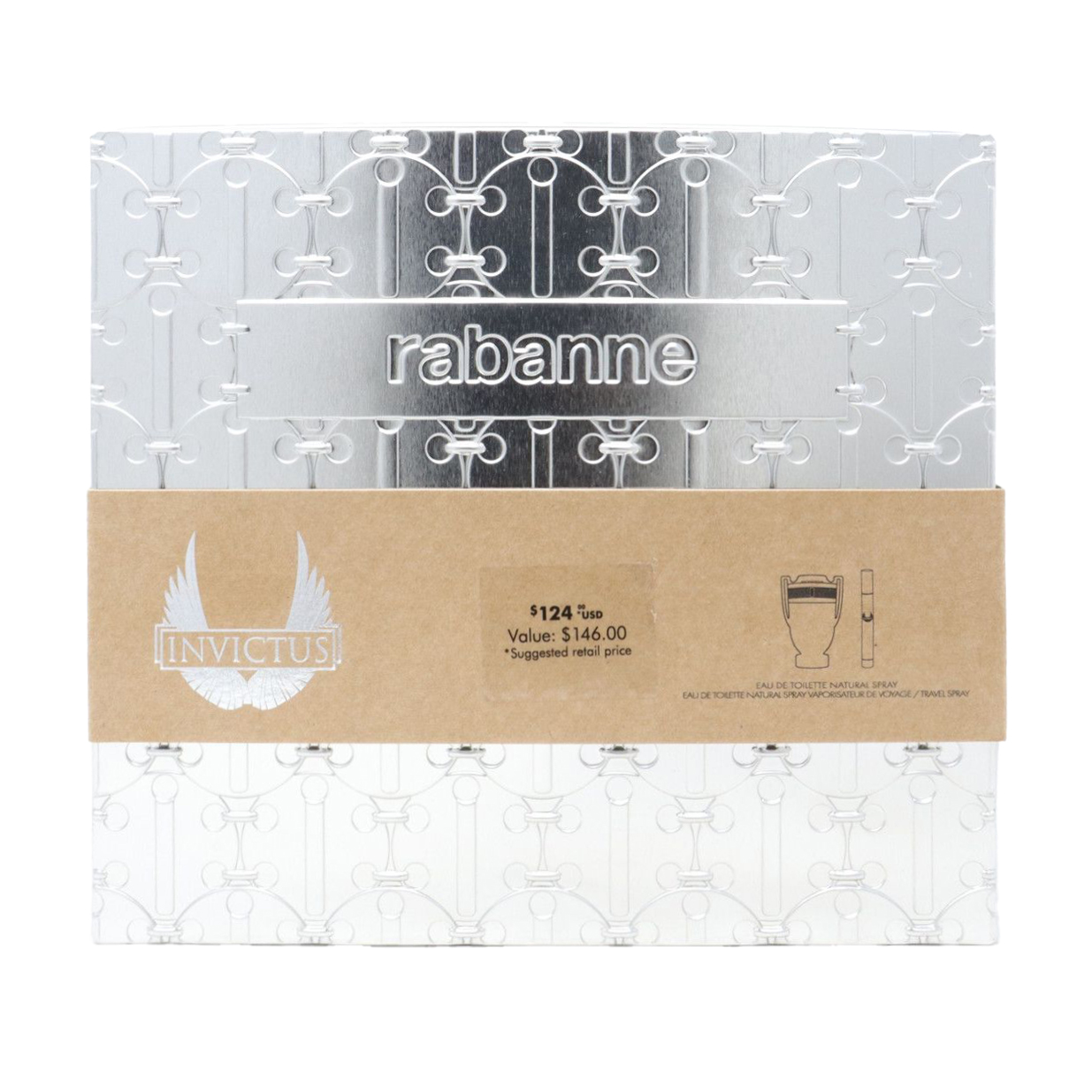 Парфумований набір чоловічий Rabanne Invictus Giftset (туалетна вода, 100 мл + туалетна вода, 10 мл)