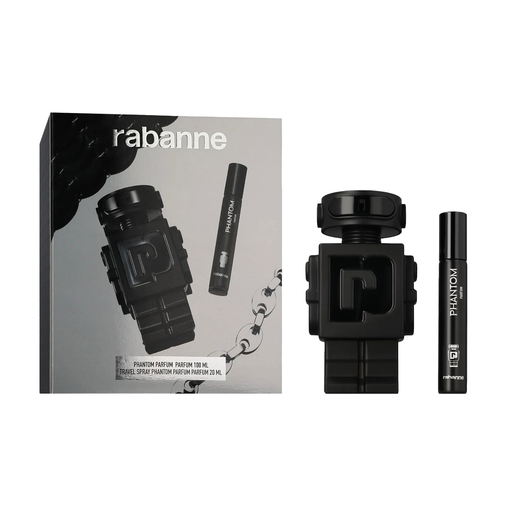 Парфумований набір чоловічий Rabanne Phantom Set (парфуми, 100 мл + парфуми, 20 мл)